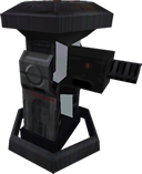 Small mounted turret
